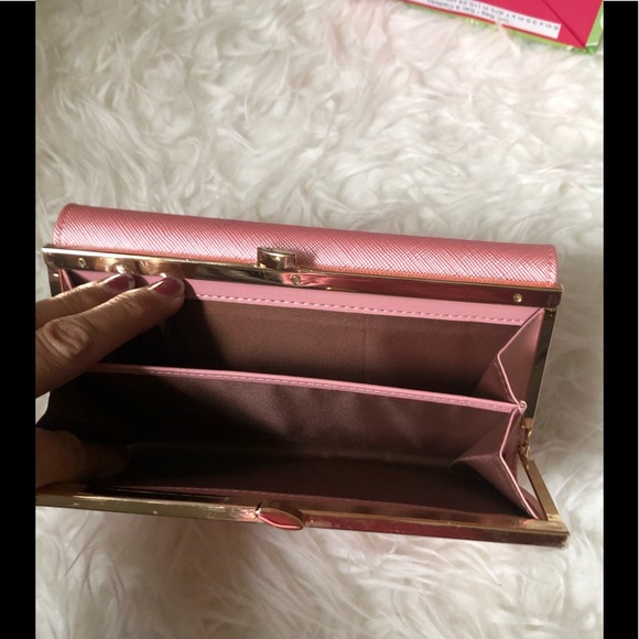 AIM/NWOT-clutch wallet, in pink and gold colors - Picture 5 of 8